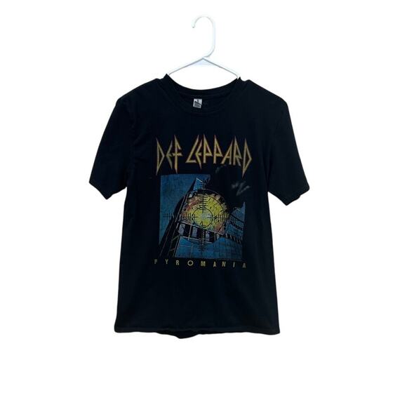Def Leppard Black Band Tee size M - Picture 1 of 7